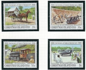 Christmas Is 218-21 MNH 1988 Centennial of Settlement (ak4999)