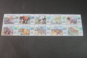 New Zealand 1994 Sc 1236a wild Anima pane MNH