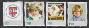 FIJI SG640/3 1982 21st BIRTHDAY OF DIANA PRINCESS OF WALES  MNH