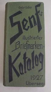 STAMP CATALOG  SENF 1923 UBERSEE 1280 PAGES