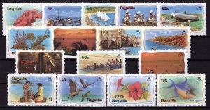 Anguilla 463//479 MNH/MLH Tourism Definitives $64 CV some faults ZAYIX 0324S0001