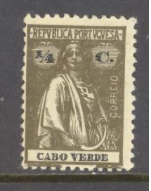 Cape Verde Sc # 173 mint hinged Perf 12 X 11 1/2  (DT*)