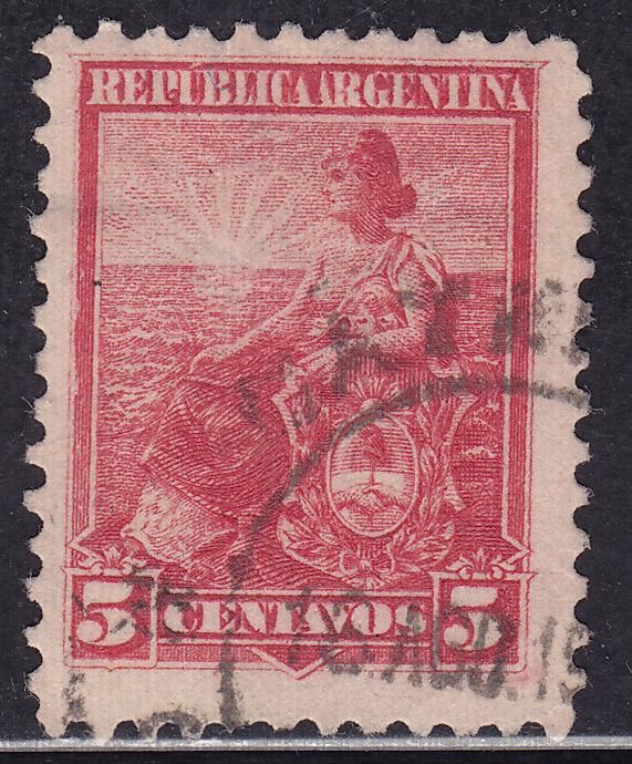 Argentina 127 Allegory, Liberty Seated 1899