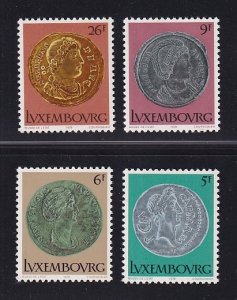 Luxembourg   #618-621   MNH   1979  Roman coins