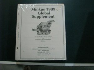 1989 Minkus Supreme Global Stamp Album Pages Supplement Unused complete A-Z