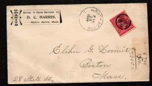 $North Action Mass DPO 3 Sc#279b March 13, 1899 cover granite