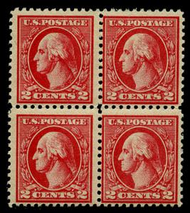  U.S. 527 FVF MNH Blk/4 SCV$160.00 Bright Color 