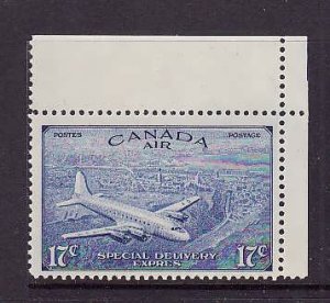 Canada-Sc#CE3-Unused 17c bright ultramarine-Air Mail Special Delivery-og-NH-1946