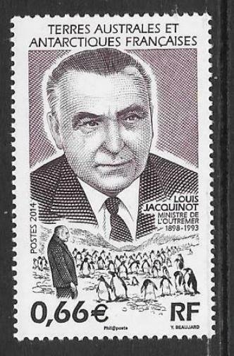 FRENCH SOUTHERN & ANTARCTIC TERRITORIES SG713 2014 LOUIS JACQUINOT MNH