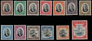 GRENADA SG172/84 1951 DEFINITIVE SET MTD MINT