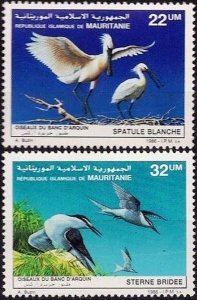 1986 Mauritania 901-902 Fishes and birds 3,20 €