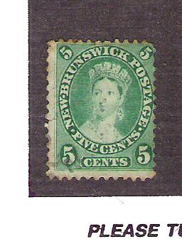 New Brunswick Scott #8 Used 5c QueenVictoria 2018 CV $22.50