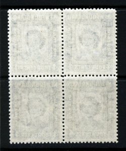 NEWFOUNDLAND CANADA 1947 Princess Elizabeth's 21st Birthday 4c. BLOCK SG 293 MNH