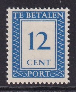 Netherlands  #J89  MH 1948   Postage Due   numerals   12c