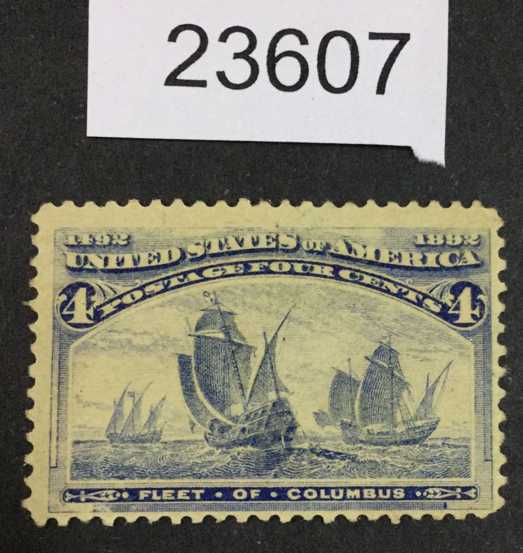 US STAMPS #233 MINT OG LH LOT #23607