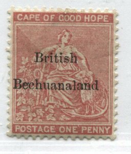 Bechuanaland QV 1888 overprinted 1d mint o.g. hinged