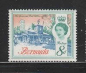 BERMUDA #181 1962 8p QEII & GENERAL POST OFFICE MINT VF NH O.G aa