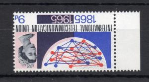 9d ITU (NON-PHOSPHOR) MOUNTED MINT WITH WATERMARK INVERTED