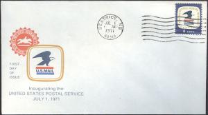 #1396 NE, Beatrice 7-1-71 USPS FDC