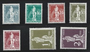 1949 BERLIN, n. 21/27 UPU 7 Values MNH/**