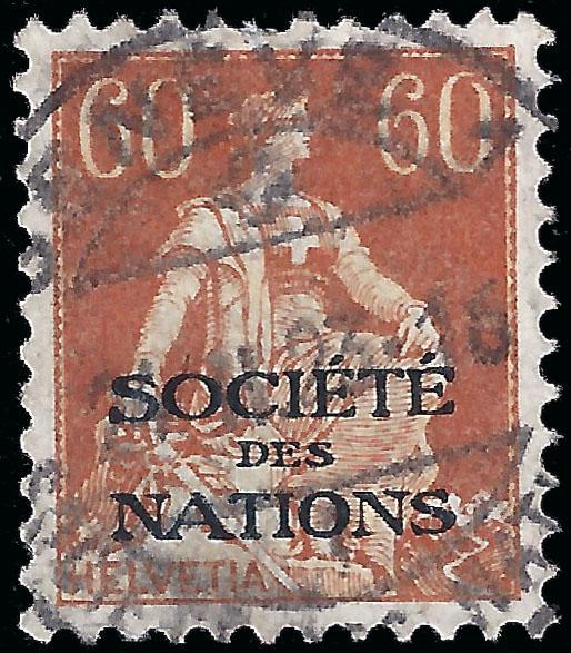 Switzerland 1922 Sc 2o23 League of Nations (SDN) uvf (copy 2)