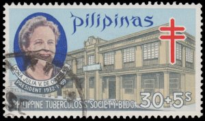 PHILIPPINES STAMP 1970. SCOTT # B42. USED. # 2