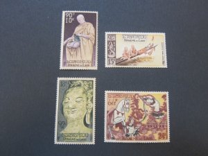 Laos 1957 Sc C27-30 set MNG