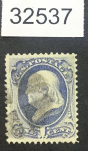 US STAMPS #145 USED LOT #32537