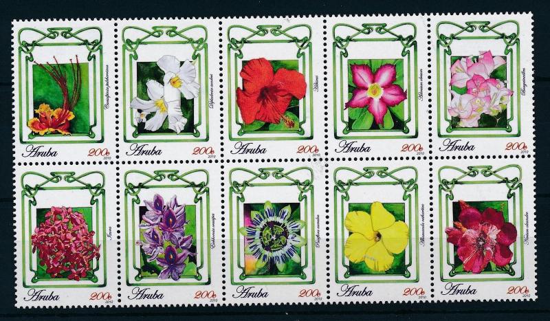 [AR472] Aruba 2010 Flora Flowers Fleurs Blumen MNH