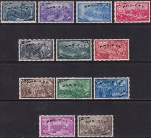 SC# 18 / 29 Italy Trieste Zone A 1948 AMG FTT O/P complete set MLMH CV $138.75