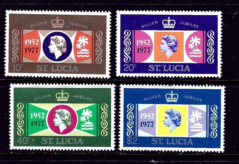 St Lucia 414-17 MNH 1977 QEII Silver Jubilee