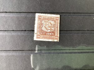 Italy Bologna 1885 revenue  used stamp  Ref A4456