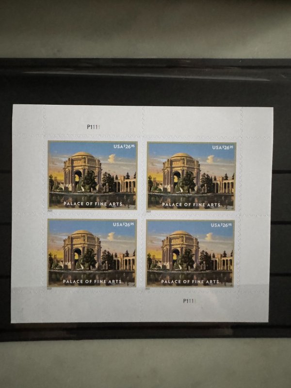 US USA Palaces of Fine Arts  & Cosmic Cliffs Sheet of 4 in MNH VF Free FedEx