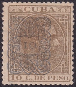 Cuba 1883 Sc 113 MNG(*)