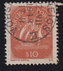 Portugal 616 Ancient Sailing Vessel 1943