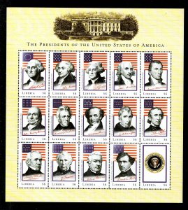 LIBERIA U.S.PRESIDENTSUNLISTED  VF/MNH