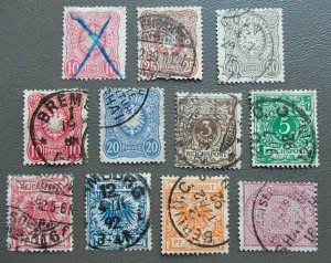Germany Misc early stamps used