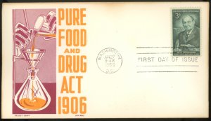 U.S. #1080 FDC F-VF