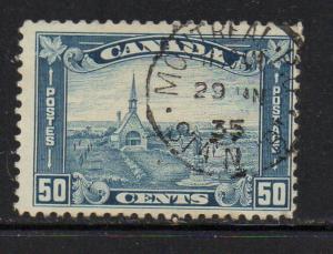 Canada Sc 176 1930 50 c Grand Pre Church stamp used