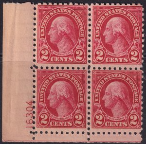 #583 Mint NH, Fine+, Plate number block of 4 (CV $110) (CV $6.25 - ID42507) -...