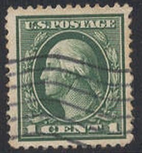 US Stamp #405 Used George Washington 1912-14 Regular Issue