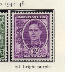 Australia 1948-49 Early Issue Fine Mint Hinged 2d. NW-156825