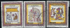 Mexico 1285-87 Used 1982 set (an3154)