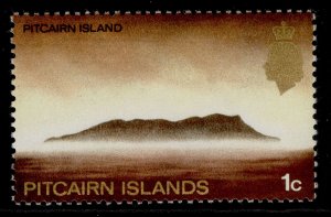 PITCAIRN ISLANDS QEII SG94a, 1969 1c GLAZED ORDINARY PAPER, NH MINT. 