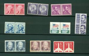 9 different US NH coil line pairs