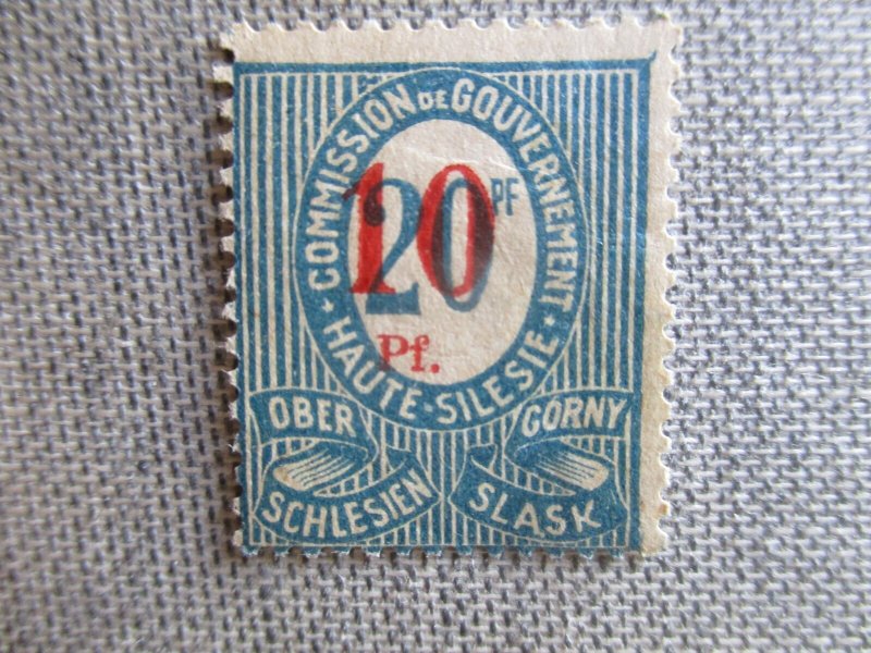 Upper Silesia, Scott# 12, MH
