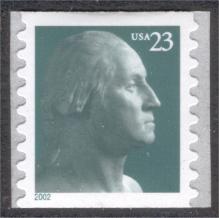US sc#3617 2002 23c George Washington coil MNH