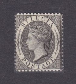 1864 St Lucia 7 MLH Queen Victoria