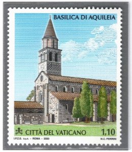 VATICAN CITY 2020 Basilica of Aquileia; Scott 1751; MNH