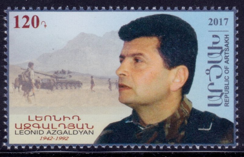 Republic of Artsakh, 2017, Notable - ,Leonid Azgaldyan, MNH,++